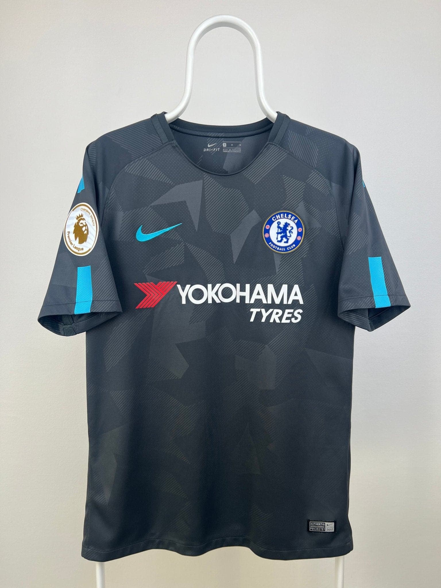 Eden Hazard - Chelsea 2017/18 udebane trøje M 🇧🇪 Fodboldshoppen_dk 2