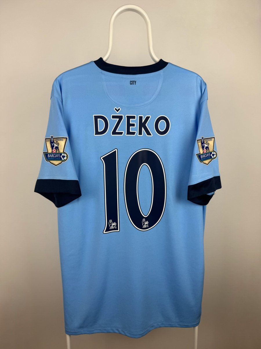 Edin Dzeko - Manchester City 2014/15 hjemmebane trøje XL 🇧🇦 Fodboldshoppen_dk 1