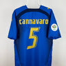 Fabio Cannavaro - Italien 2006 hjemmebane trøje L 🇮🇹 Fodboldshoppen_dk 1