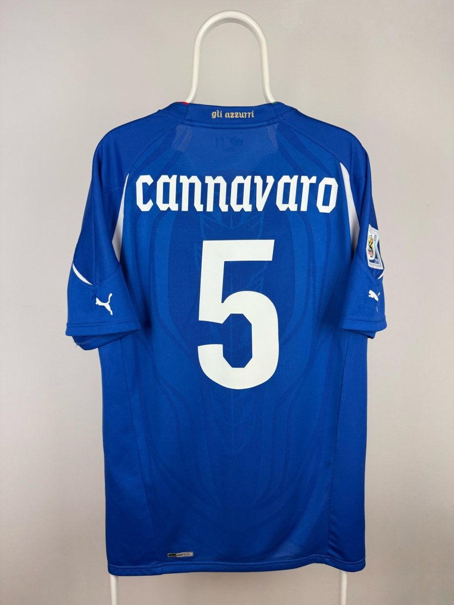 Fabio Cannavaro - Italien 2010 hjemmebane trøje XL 🇮🇹 Fodboldshoppen_dk 1
