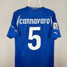 Fabio Cannavaro - Italien 2010 hjemmebane trøje M 🇮🇹 Fodboldshoppen_dk 1