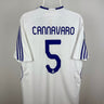 Fabio Cannavaro - Real Madrid 2007/08 hjemmebane trøje L 🇮🇹 Fodboldshoppen_dk 1