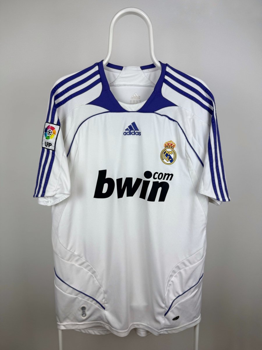 Fabio Cannavaro - Real Madrid 2007/08 hjemmebane trøje L 🇮🇹 Fodboldshoppen_dk 2