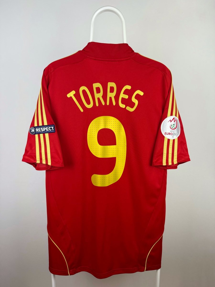 Fernando Torres - Spanien 2008 hjemmebane trøje L 🇪🇸 Fodboldshoppen_dk 1