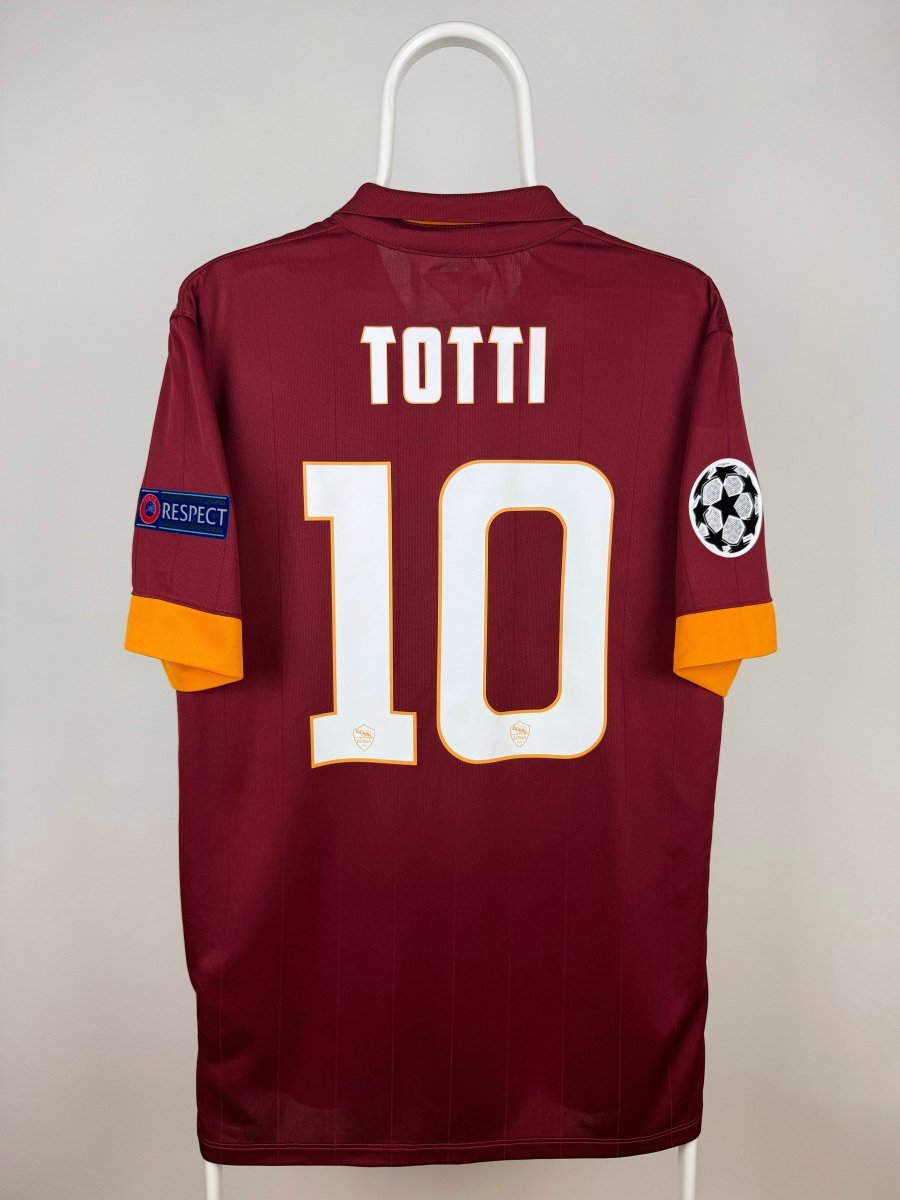 Francesco Totti - Roma 2014/15 hjemmebane trøje L 🇮🇹 Fodboldshoppen_dk 1