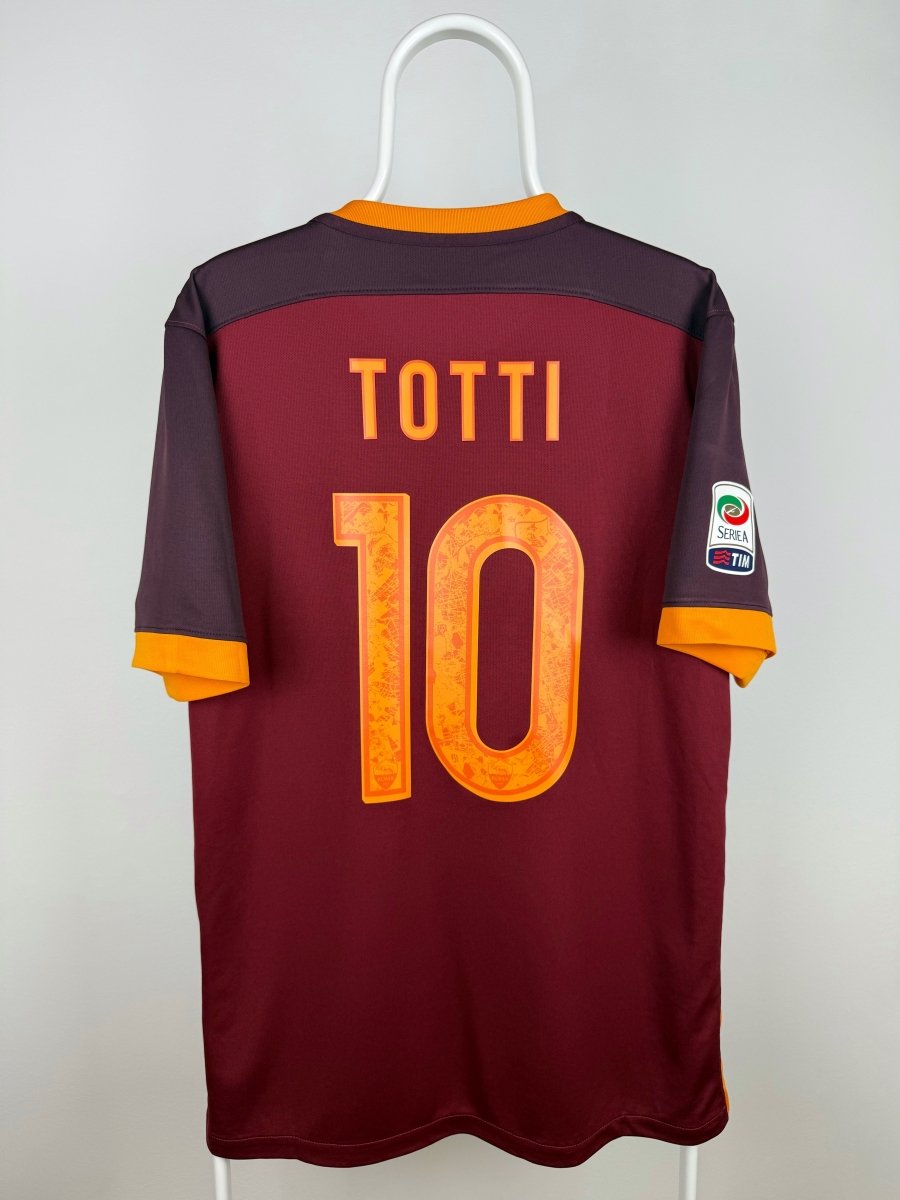 Francesco Totti - Roma 2015/16 hjemmebane trøje L 🇮🇹 Fodboldshoppen_dk 1
