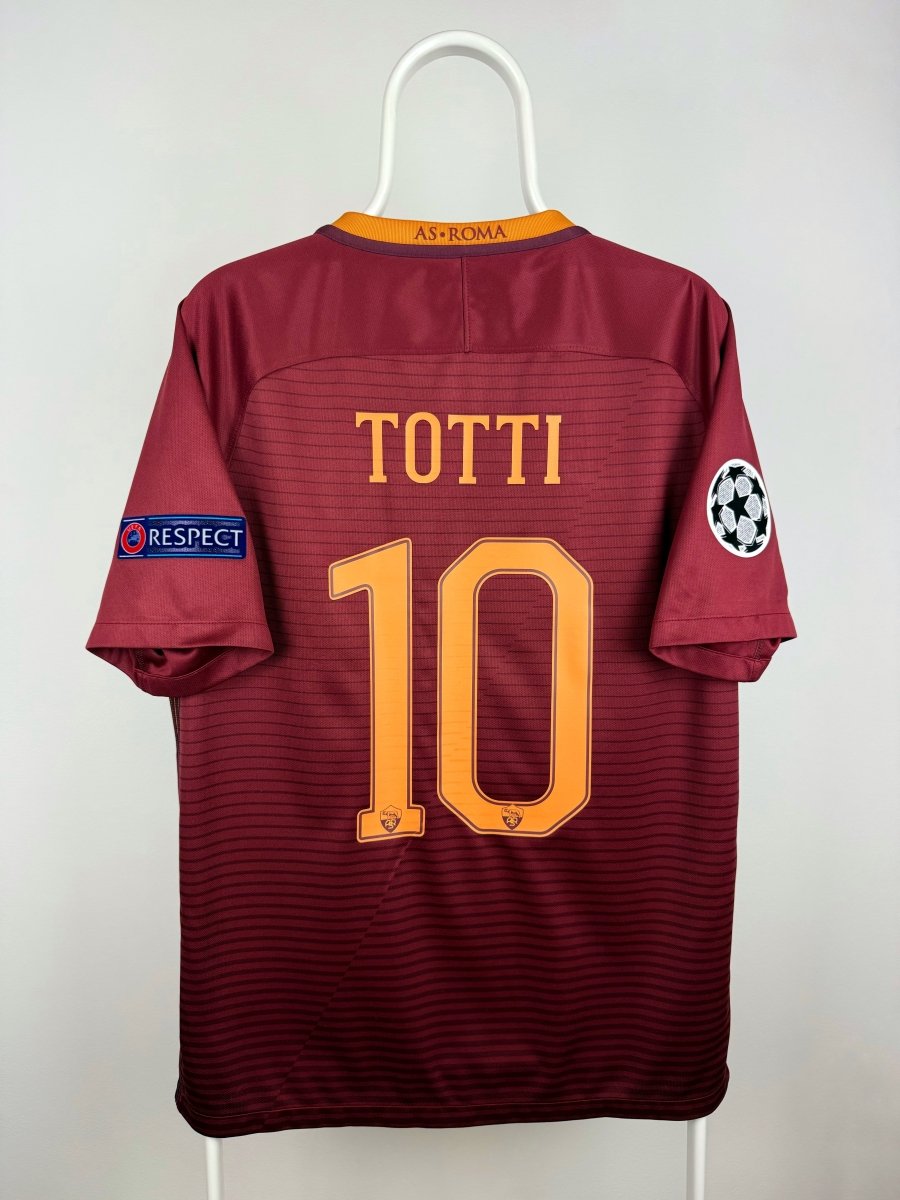 Francesco Totti - Roma 2016/17 hjemmebane trøje L 🇮🇹 Fodboldshoppen_dk 1