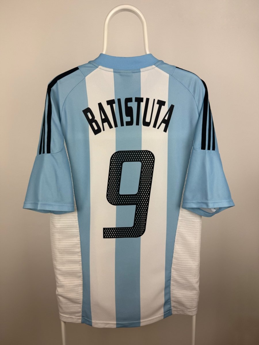 Gabriel Batistuta - Argentina 2002 hjemmebane trøje L 🇦🇷 Fodboldshoppen_dk 1