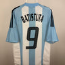 Gabriel Batistuta - Argentina 2002 hjemmebane trøje L 🇦🇷 Fodboldshoppen_dk 1