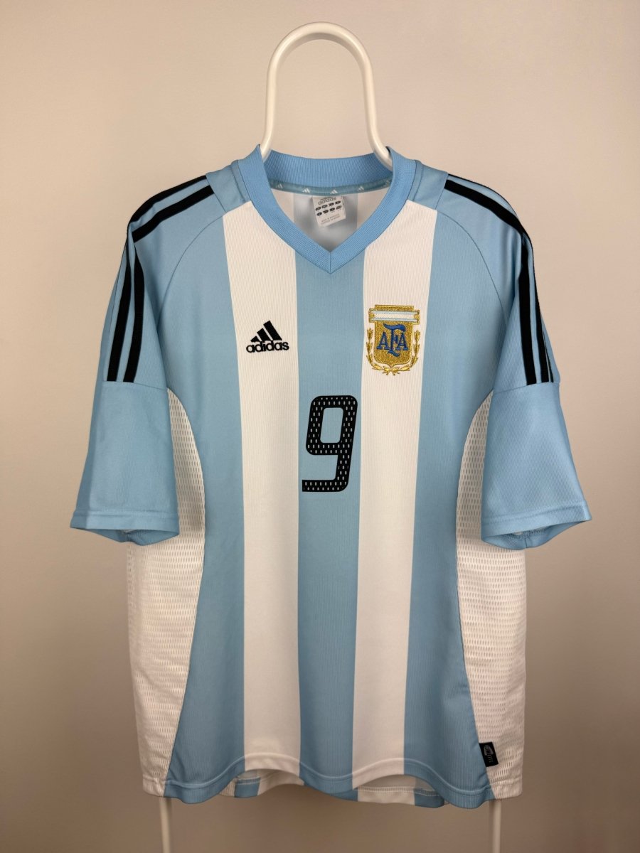 Gabriel Batistuta - Argentina 2002 hjemmebane trøje L 🇦🇷 Fodboldshoppen_dk 2