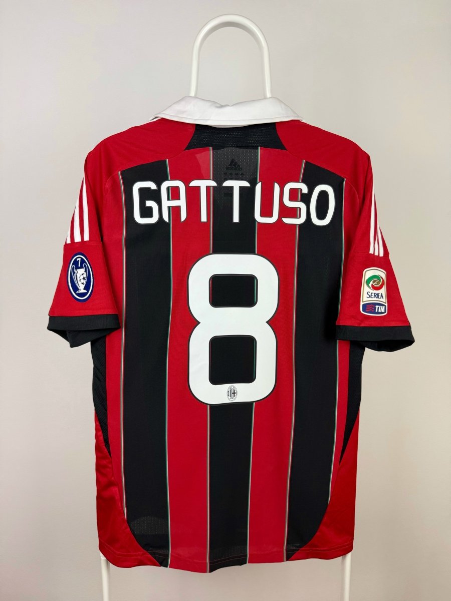 Gennaro Gattuso - AC Milan 2012/13 hjemmebane trøje M 🇮🇹 Fodboldshoppen_dk 1
