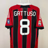 Gennaro Gattuso - AC Milan 2012/13 hjemmebane trøje M 🇮🇹 Fodboldshoppen_dk 1