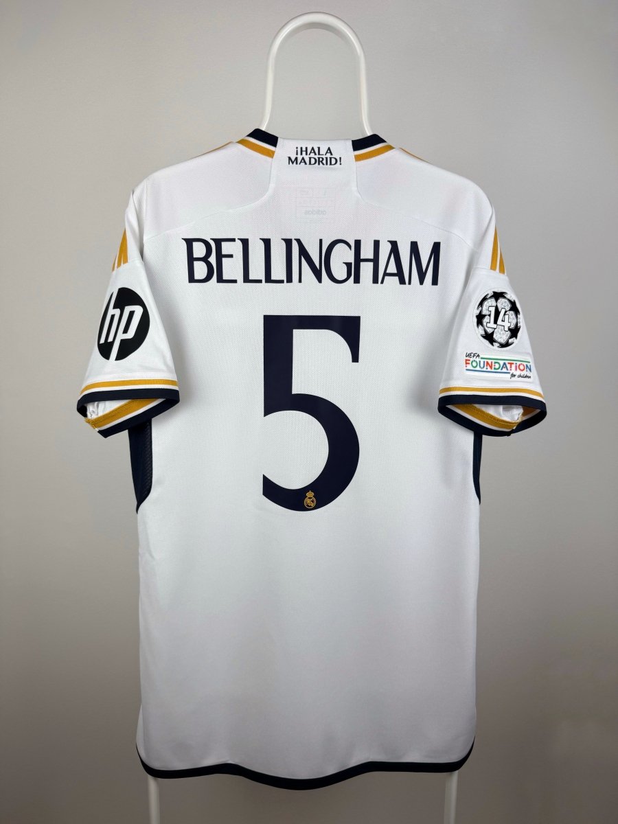 Jude Bellingham - Real Madrid 2023/24 hjemmebane trøje L 🏴󠁧󠁢󠁥󠁮󠁧󠁿 Fodboldshoppen_dk 1