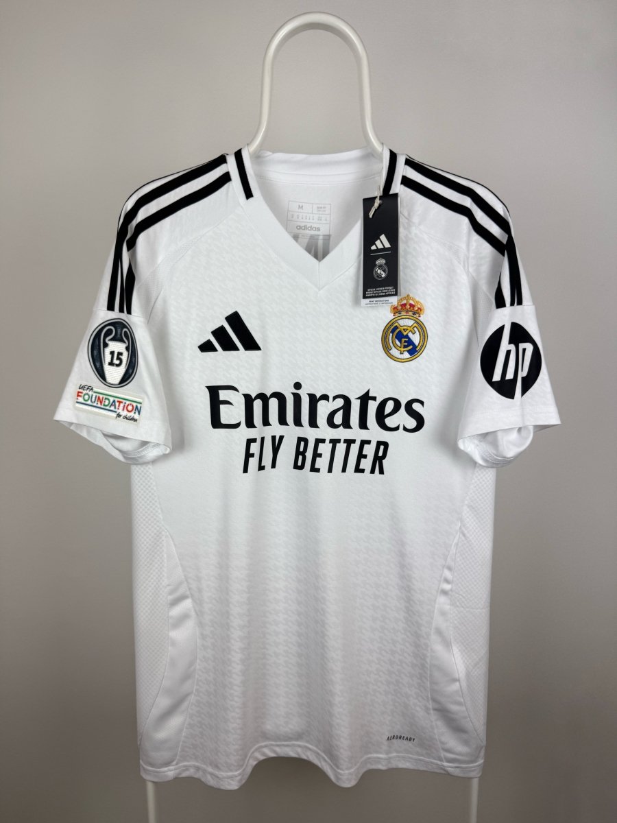 Jude Bellingham - Real Madrid 2024/25 hjemmebane trøje M 🏴󠁧󠁢󠁥󠁮󠁧󠁿 Fodboldshoppen_dk 2