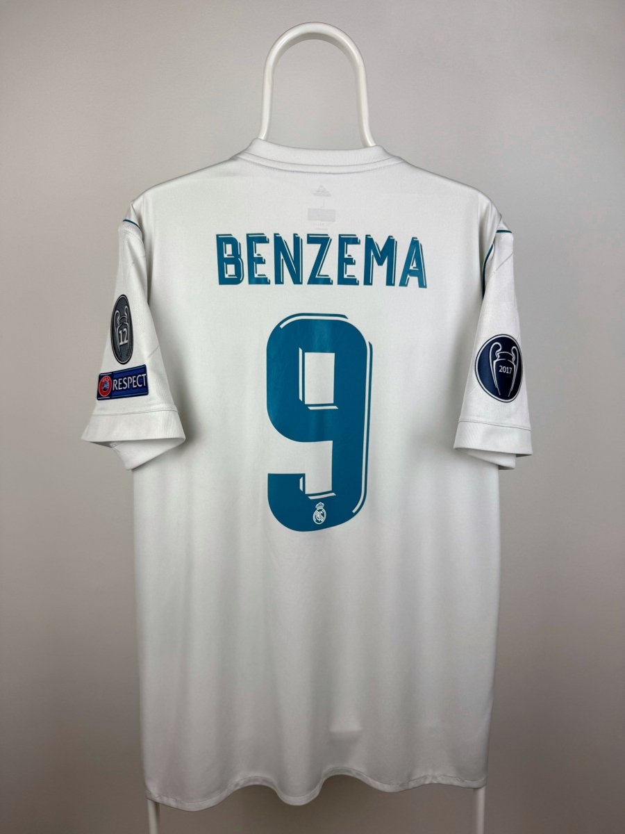Karim Benzema - Real Madrid 2017/18 hjemmebane trøje L 🇫🇷 Fodboldshoppen_dk 1