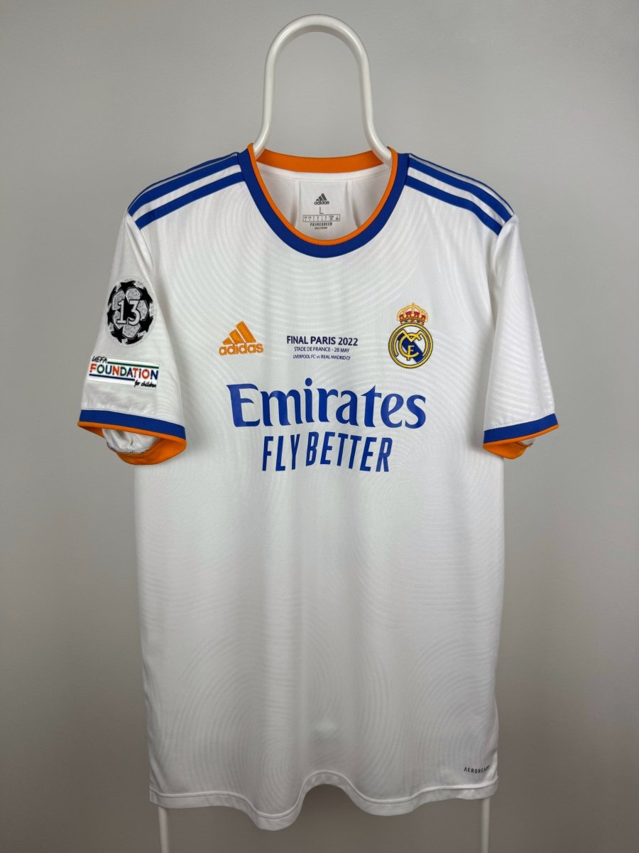 Karim Benzema - Real Madrid 2021/22 hjemmebane trøje L 🇫🇷 Fodboldshoppen_dk 2