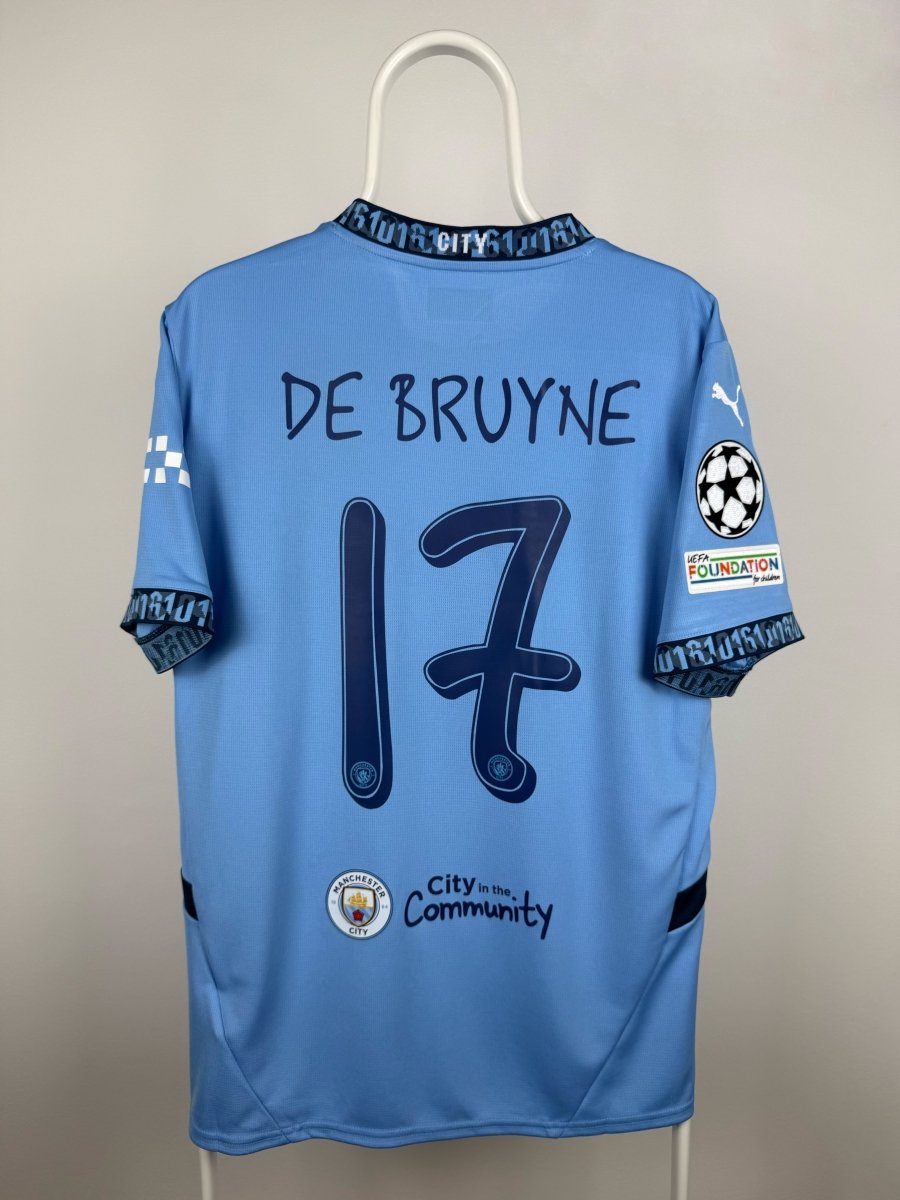 Kevin De Bruyne - Manchester City 2024/25 hjemmebanetrøje L 🇧🇪 Fodboldshoppen_dk 1