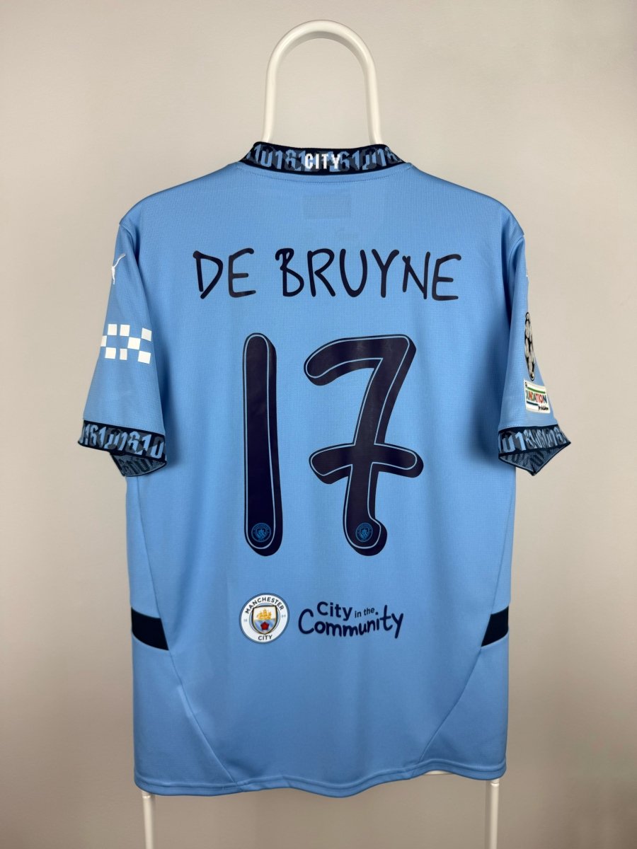 Kevin De Bruyne - Manchester City 2024/25 hjemmebanetrøje M 🇧🇪 Fodboldshoppen_dk 1