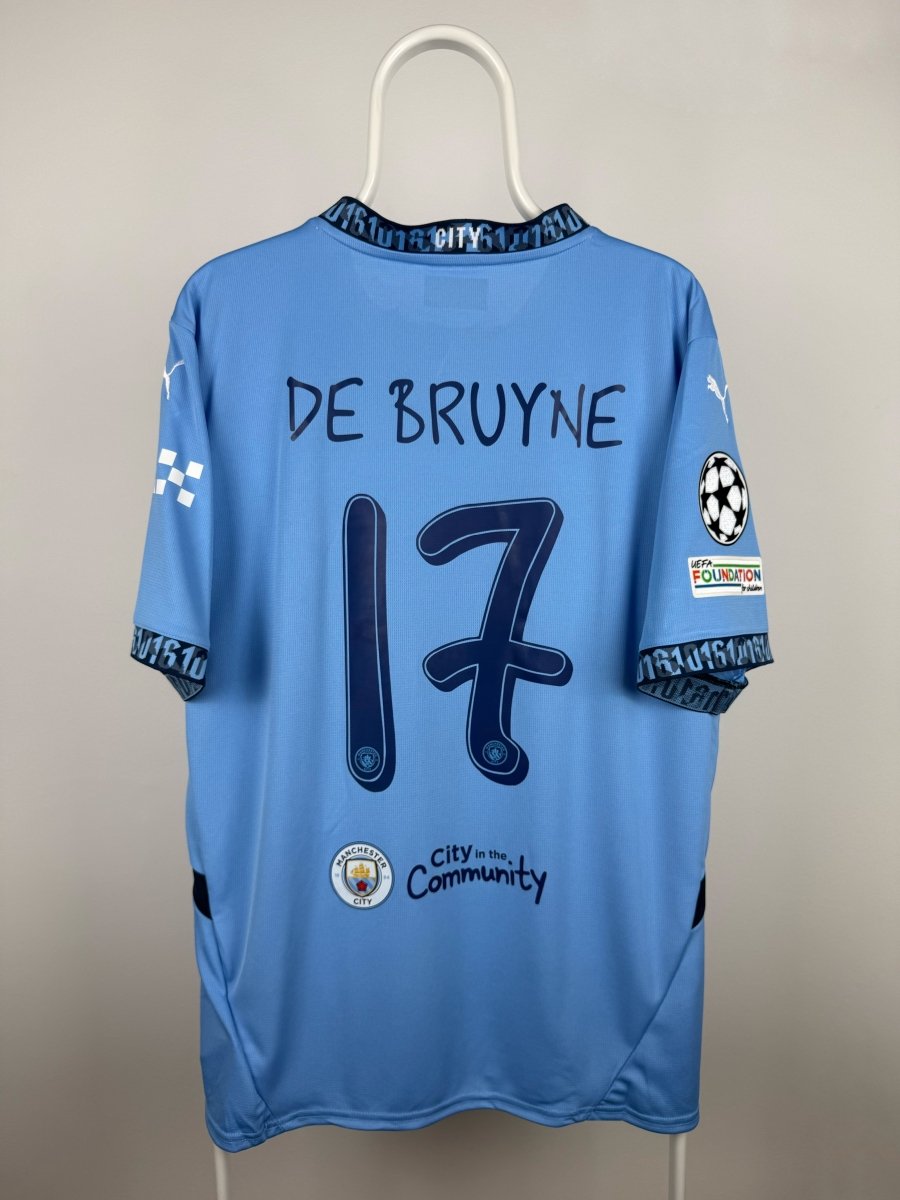 Kevin De Bruyne - Manchester City 2024/25 hjemmebanetrøje XL 🇧🇪 Fodboldshoppen_dk 1