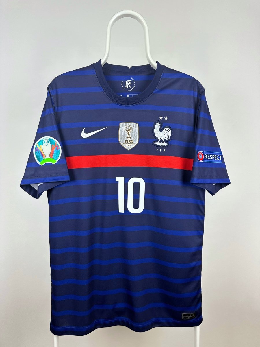 Kylian Mbappe - Frankrig 2021 hjemmebane trøje L 🇫🇷 Fodboldshoppen_dk 2