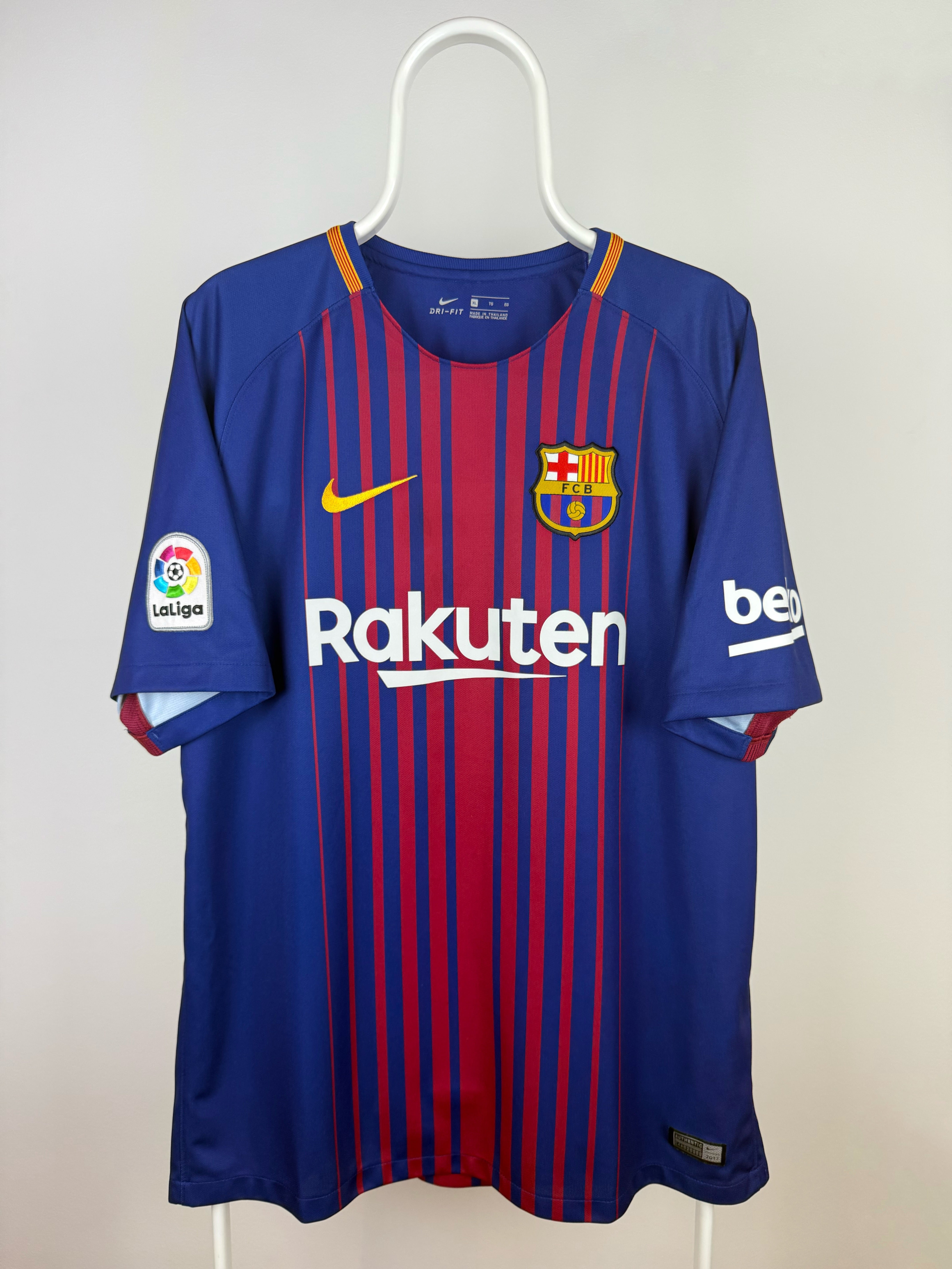 Andres Iniesta - FC Barcelona 2017/18 hjemmebane trøje XL 🇪🇸