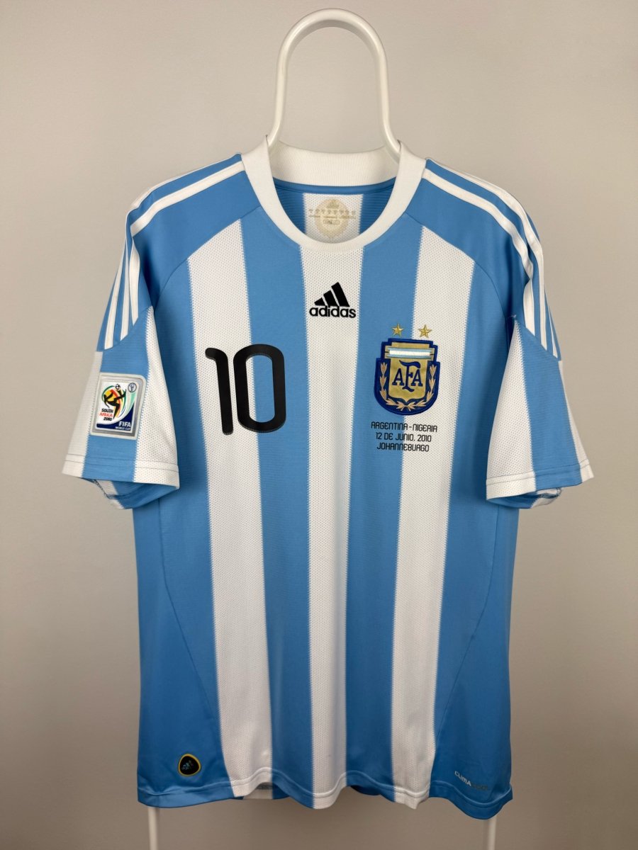Lionel Messi - Argentina 2010 hjemmebane trøje M 🇦🇷 Fodboldshoppen_dk 2