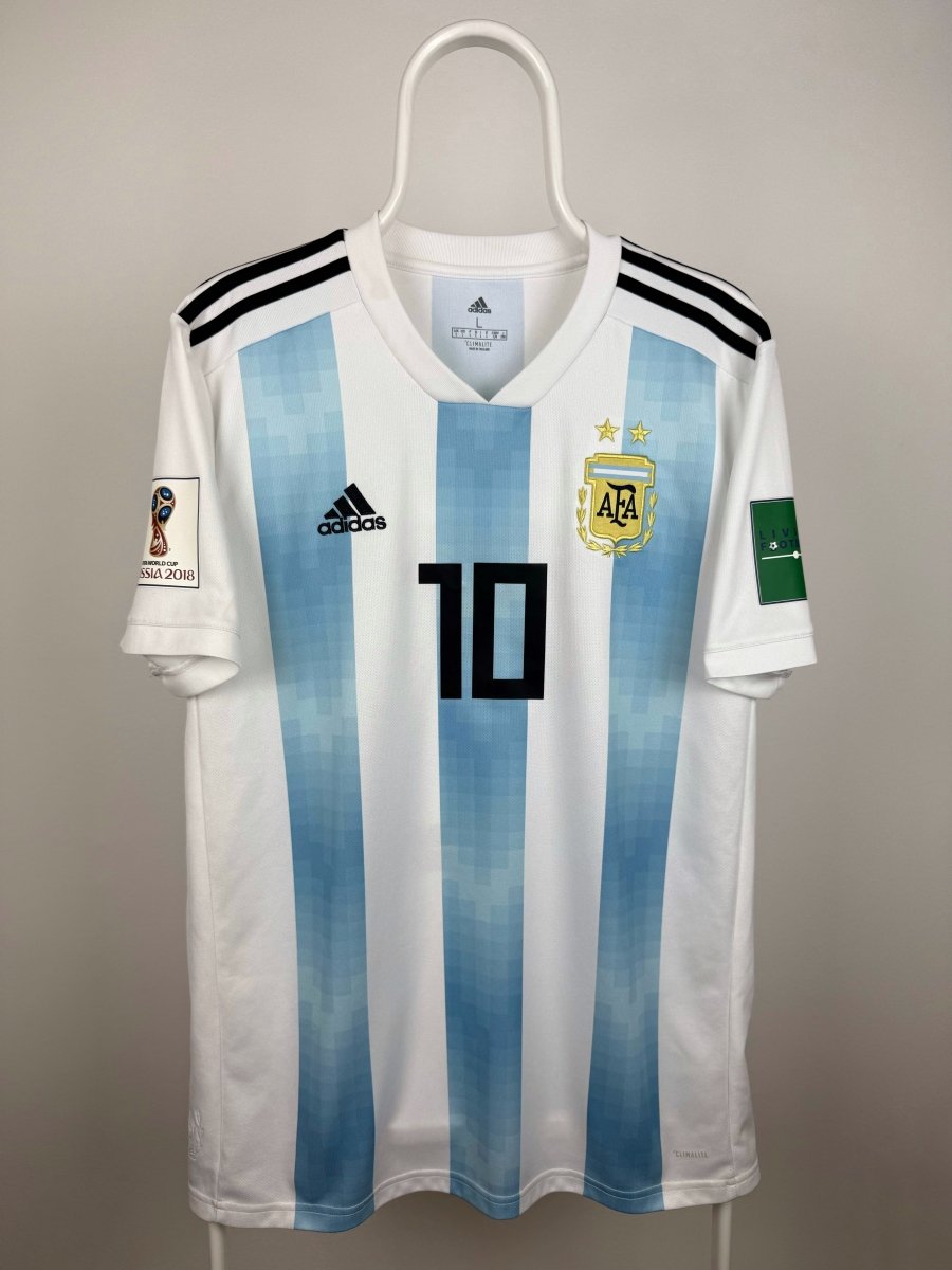 Lionel Messi - Argentina 2018 hjemmebane trøje L 🇦🇷 Fodboldshoppen_dk 2