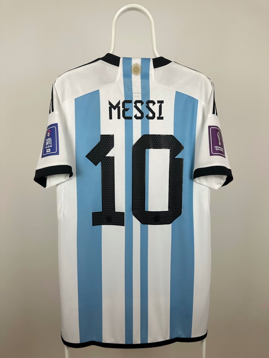 Lionel Messi - Argentina 2022 hjemmebane trøje L 🇦🇷 Fodboldshoppen_dk 1