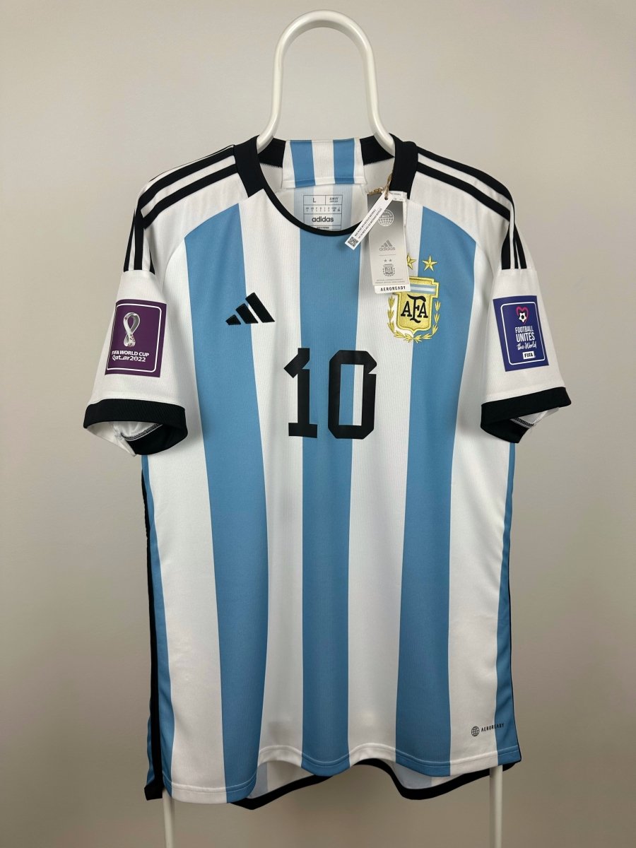 Lionel Messi - Argentina 2022 hjemmebane trøje L 🇦🇷 Fodboldshoppen_dk 2