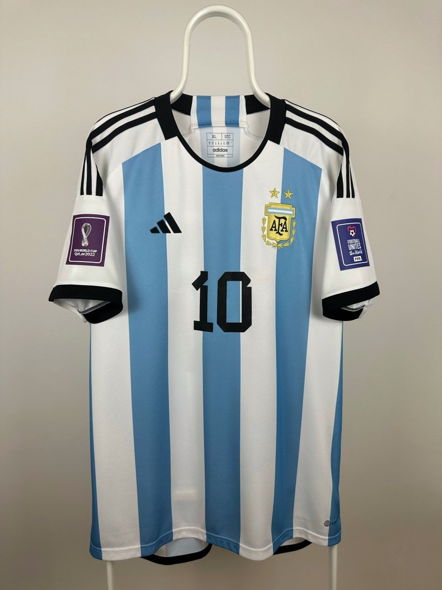 Lionel Messi - Argentina 2022 hjemmebane trøje XL 🇦🇷 Fodboldshoppen_dk 2