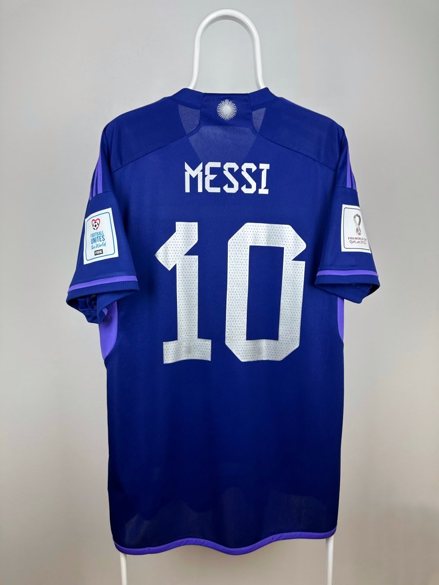 Lionel Messi - Argentina 2022 udebane trøje XL 🇦🇷 Fodboldshoppen_dk 1