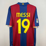 Lionel Messi - FC Barcelona 2007/08 hjemmebane trøje L 🇦🇷 Fodboldshoppen_dk 1