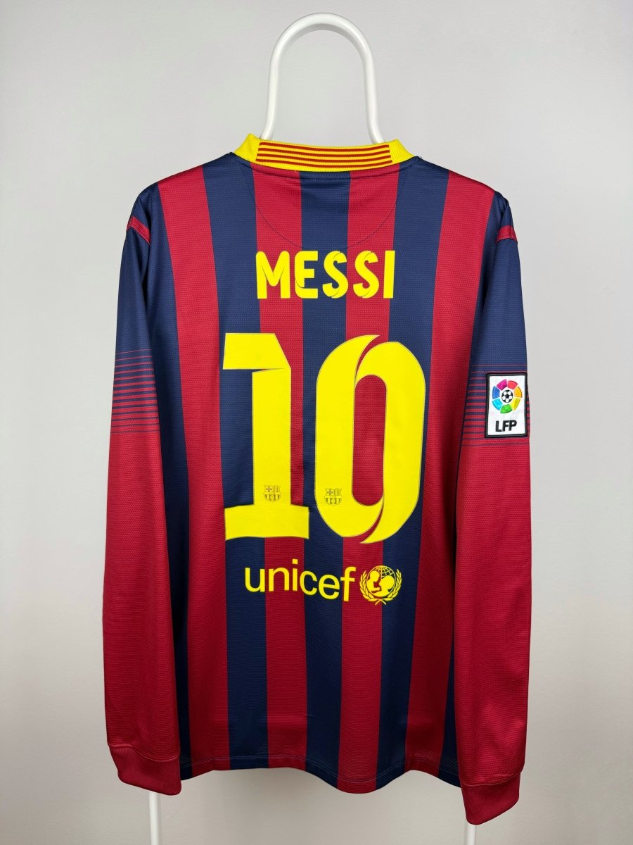 Lionel Messi - FC Barcelona 2013/14 hjemmebane trøje L 🇦🇷 Fodboldshoppen_dk 1