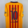 Lionel Messi - FC Barcelona 2015/16 udebane trøje L 🇦🇷 Fodboldshoppen_dk 1