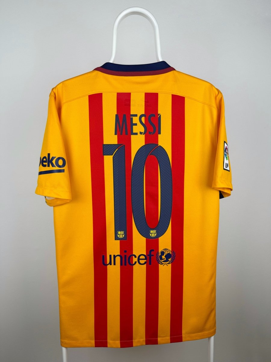 Lionel Messi - FC Barcelona 2015/16 udebane trøje M 🇦🇷 Fodboldshoppen_dk 1