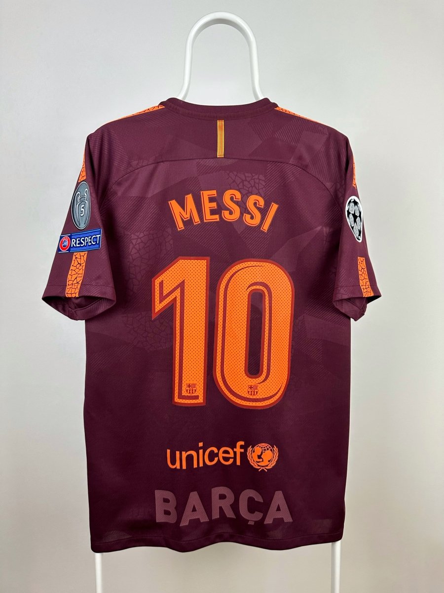 Lionel Messi - FC Barcelona 2017/18 udebane trøje L 🇦🇷 Fodboldshoppen_dk 1