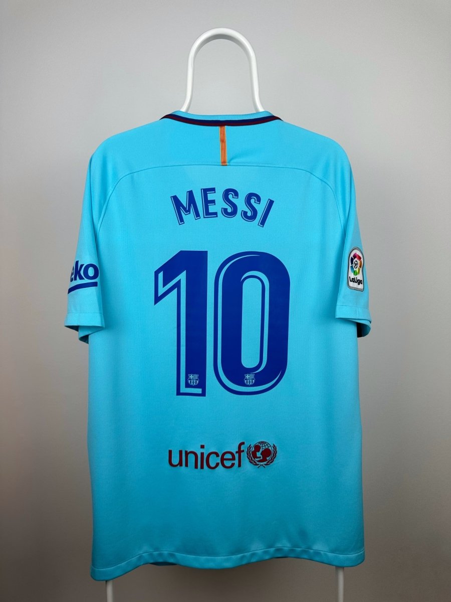 Lionel Messi - FC Barcelona 2017/18 udebane trøje L 🇦🇷 Fodboldshoppen_dk 1