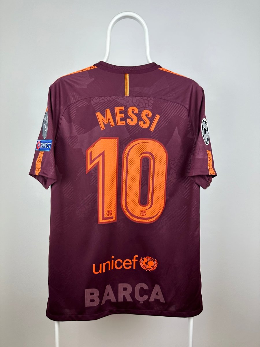 Lionel Messi - FC Barcelona 2017/18 udebane trøje M 🇦🇷 Fodboldshoppen_dk 1