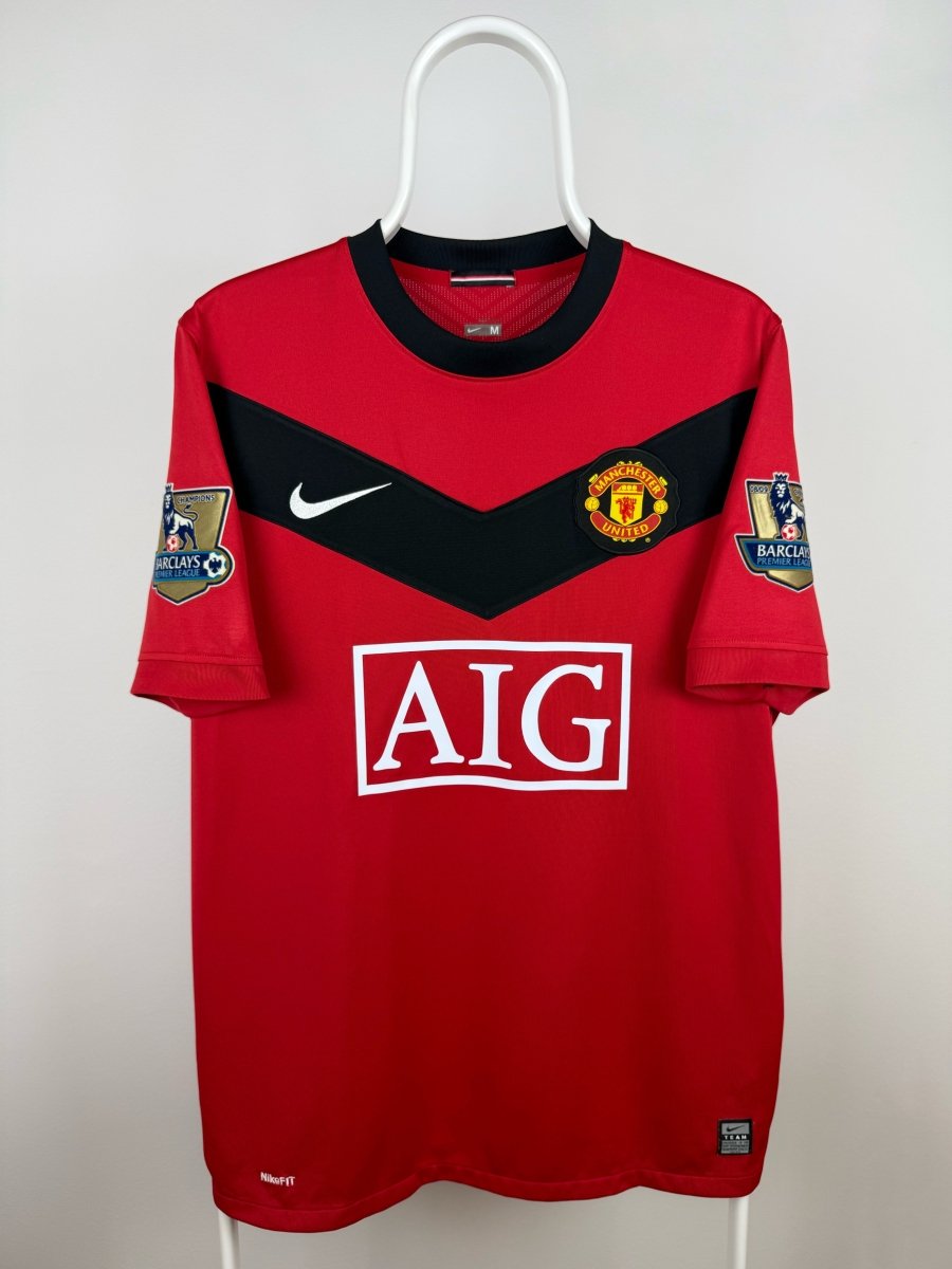 Nemanja Vidic - Manchester United 2009/10 hjemmebane trøje M 🇷🇸 Fodboldshoppen_dk 2