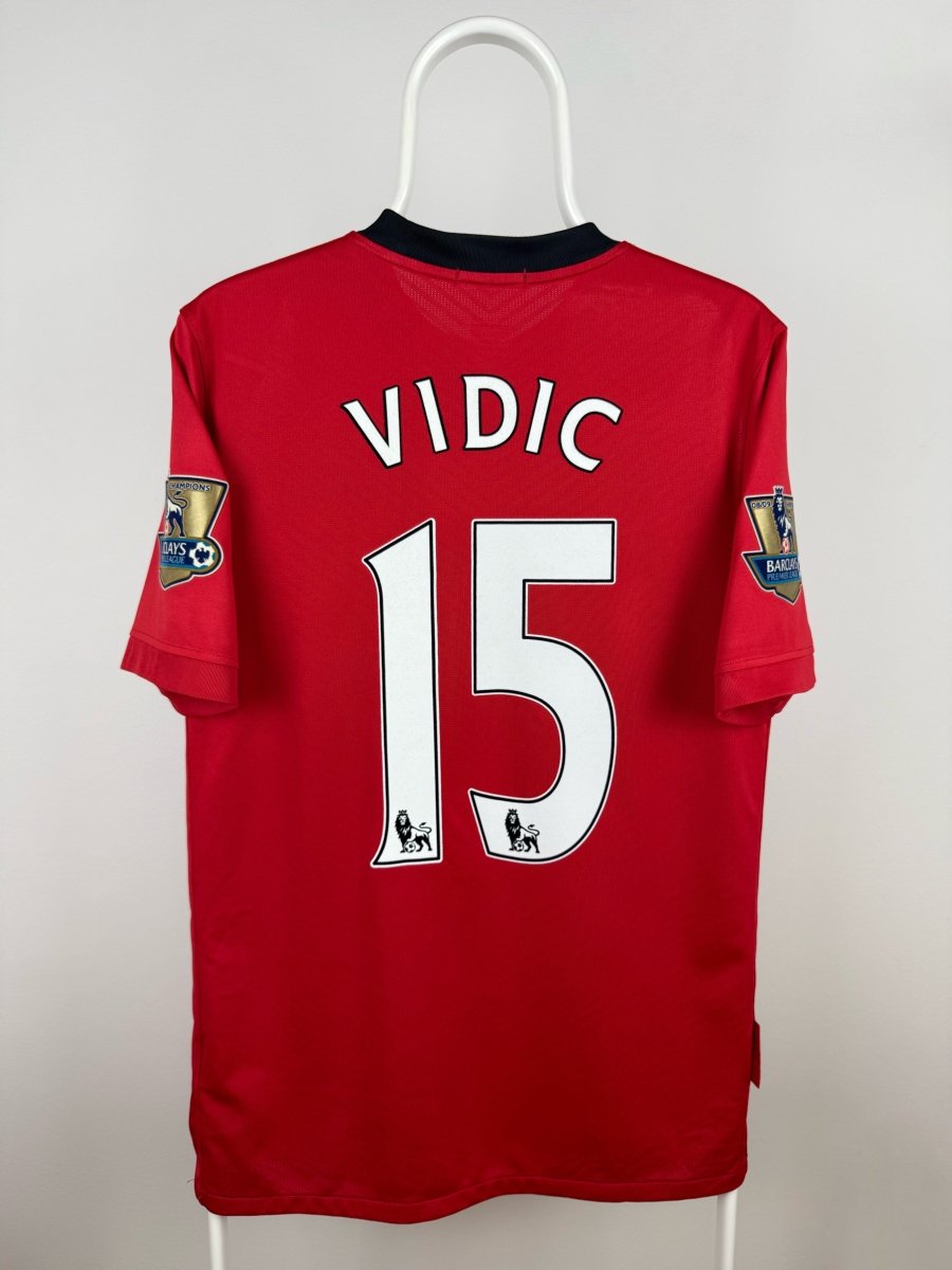 Nemanja Vidic - Manchester United 2009/10 hjemmebane trøje M 🇷🇸 Fodboldshoppen_dk 1