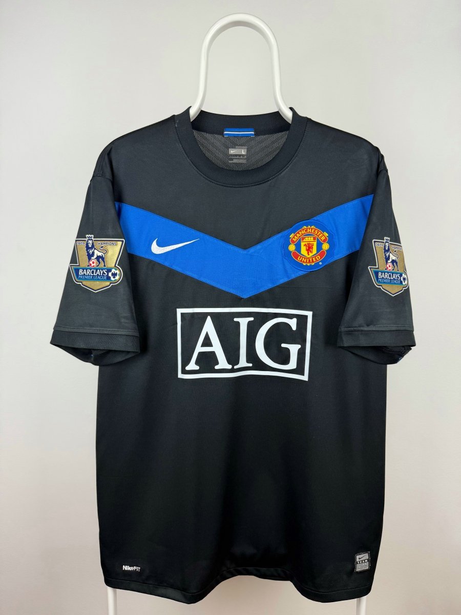 Nemanja Vidic - Manchester United 2009/10 udebane trøje L 🇷🇸 Fodboldshoppen_dk 2