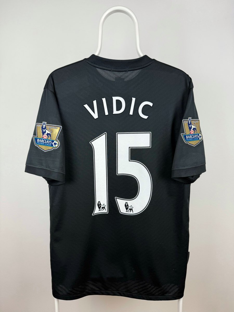 Nemanja Vidic - Manchester United 2009/10 udebane trøje L 🇷🇸 Fodboldshoppen_dk 1
