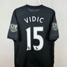 Nemanja Vidic - Manchester United 2009/10 udebane trøje L 🇷🇸 Fodboldshoppen_dk 1