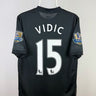 Nemanja Vidic - Manchester United 2009/10 udebane trøje M 🇷🇸 Fodboldshoppen_dk 1
