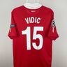 Nemanja Vidic - Manchester United 2010/11 hjemmebane trøje M 🇷🇸 Fodboldshoppen_dk 1