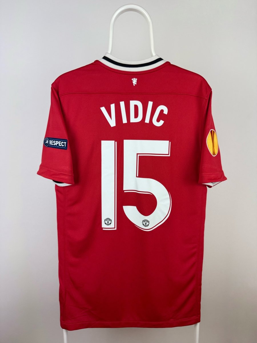 Nemanja Vidic - Manchester United 2011/12 hjemmebane trøje M 🇷🇸 Fodboldshoppen_dk 1