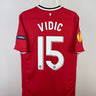 Nemanja Vidic - Manchester United 2011/12 hjemmebane trøje M 🇷🇸 Fodboldshoppen_dk 1