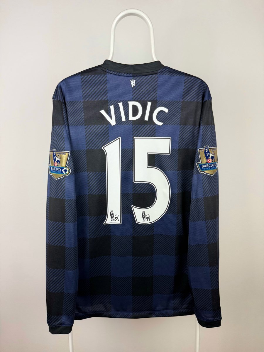 Nemanja Vidic - Manchester United 2013/14 udebane trøje M 🇷🇸 Fodboldshoppen_dk 1
