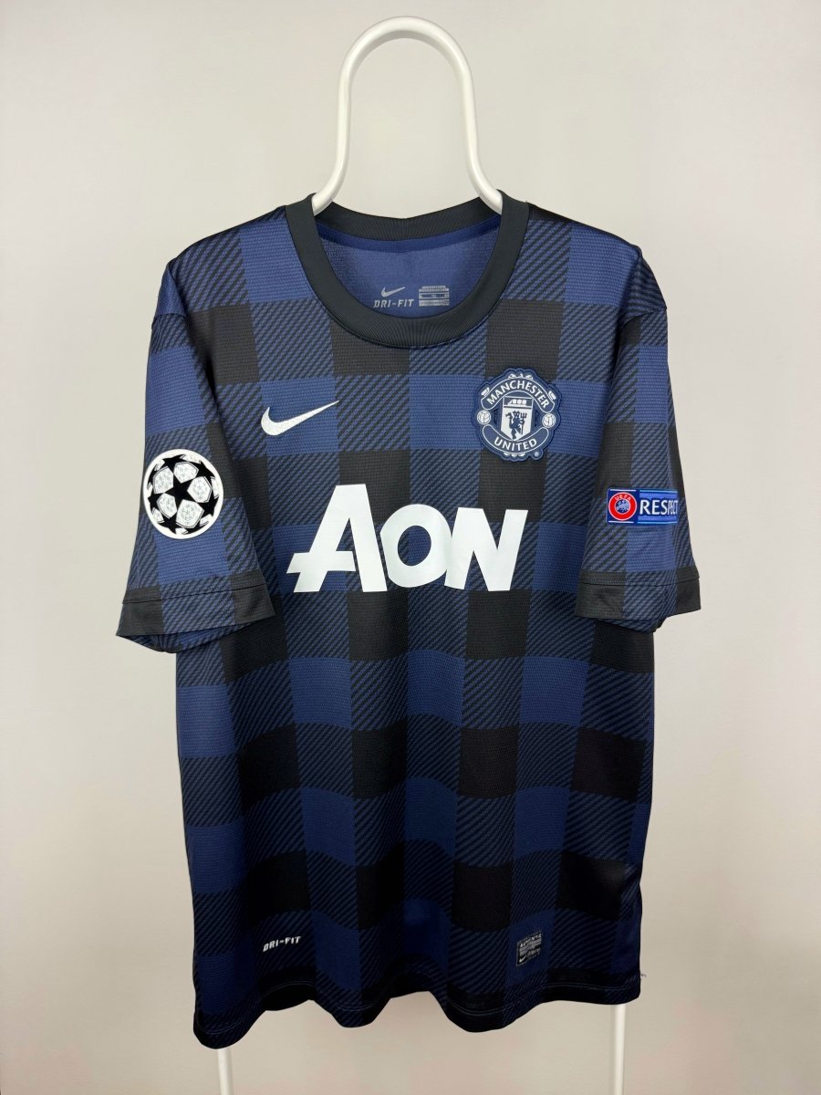 Nemanja Vidic - Manchester United 2013/14 udebane trøje XL 🇷🇸 Fodboldshoppen_dk 2