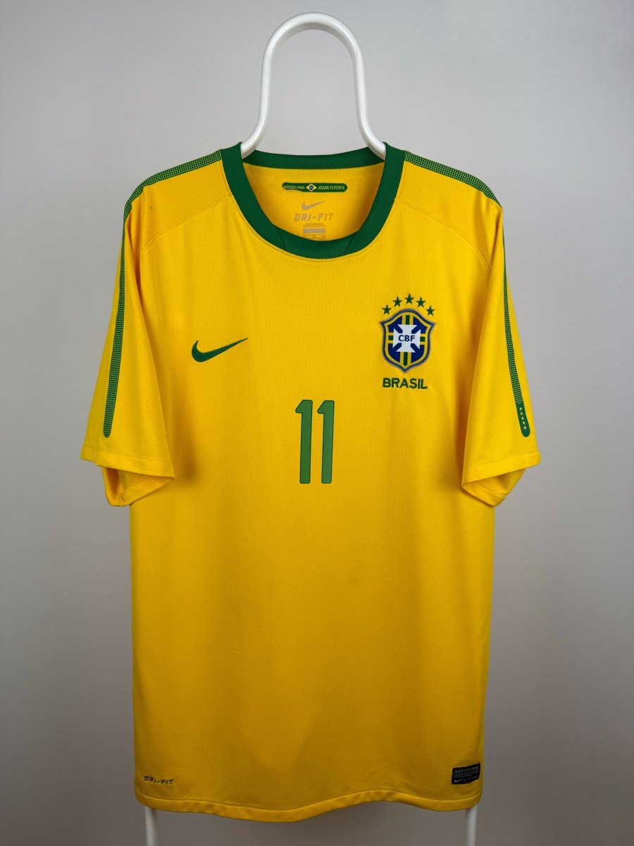Neymar Jr. - Brasilien 2010 hjemmebane trøje XL 🇧🇷 Fodboldshoppen_dk 2